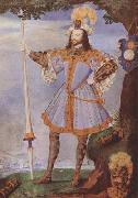 Nicholas Hilliard Portrait of George Clifford,Earl of Cumberland (mk08) oil painting artist